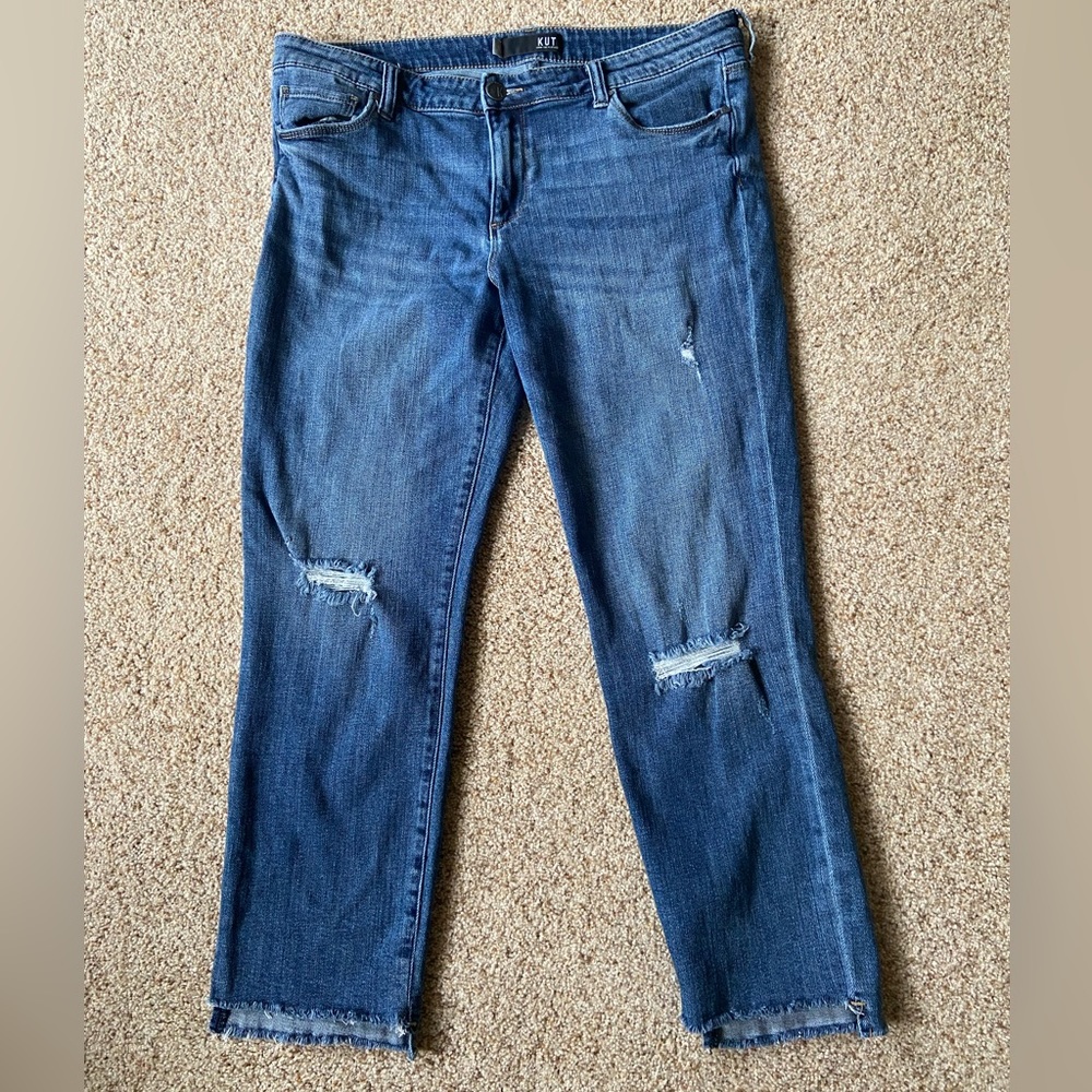 Kut from the Kloth Reese Ankle Straight Leg Jeans